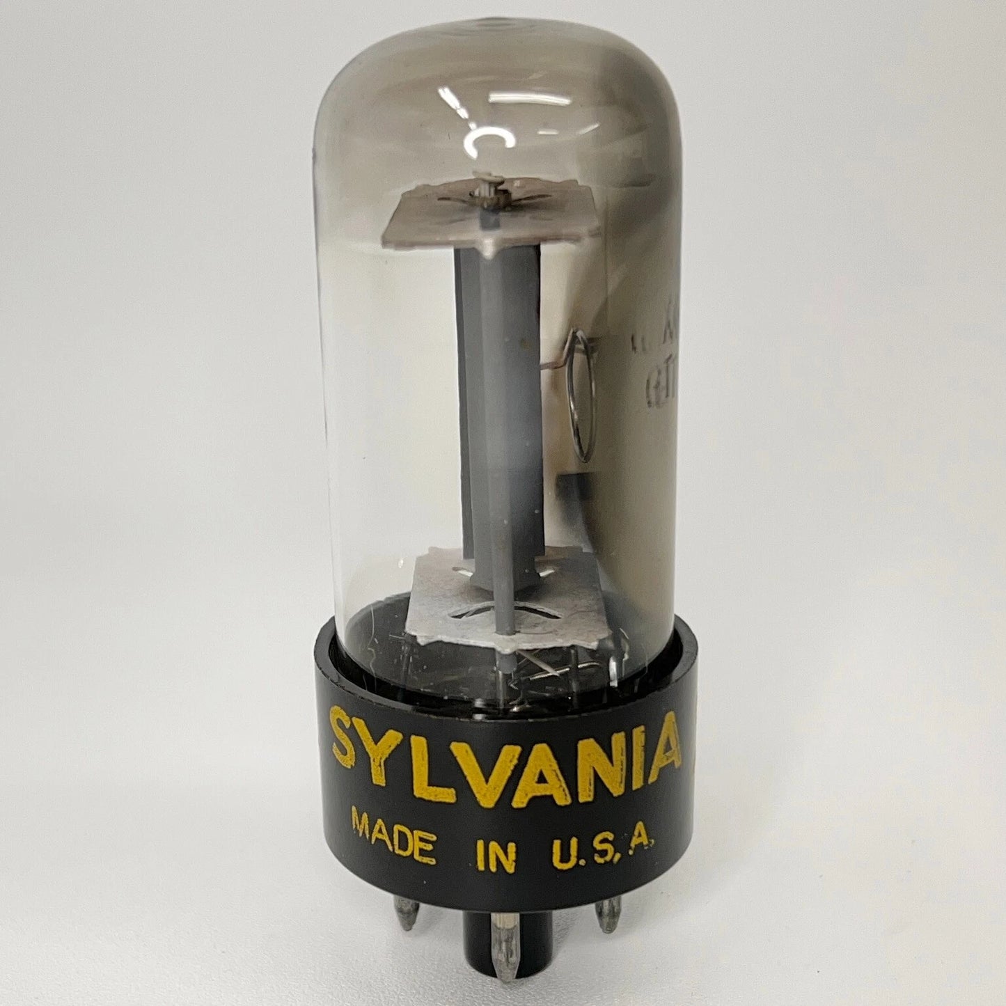 (1) Tested Sylvania 6AX4GT Tube Date Code HG Sylvania 6AX4 GT Rectifier Tube
