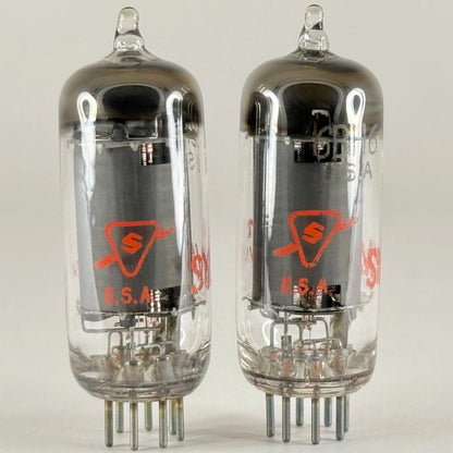 Tested Matched Pair Sylvania 6BH6 Tubes Date Codes cm AWM Sharp Cutoff Pentode
