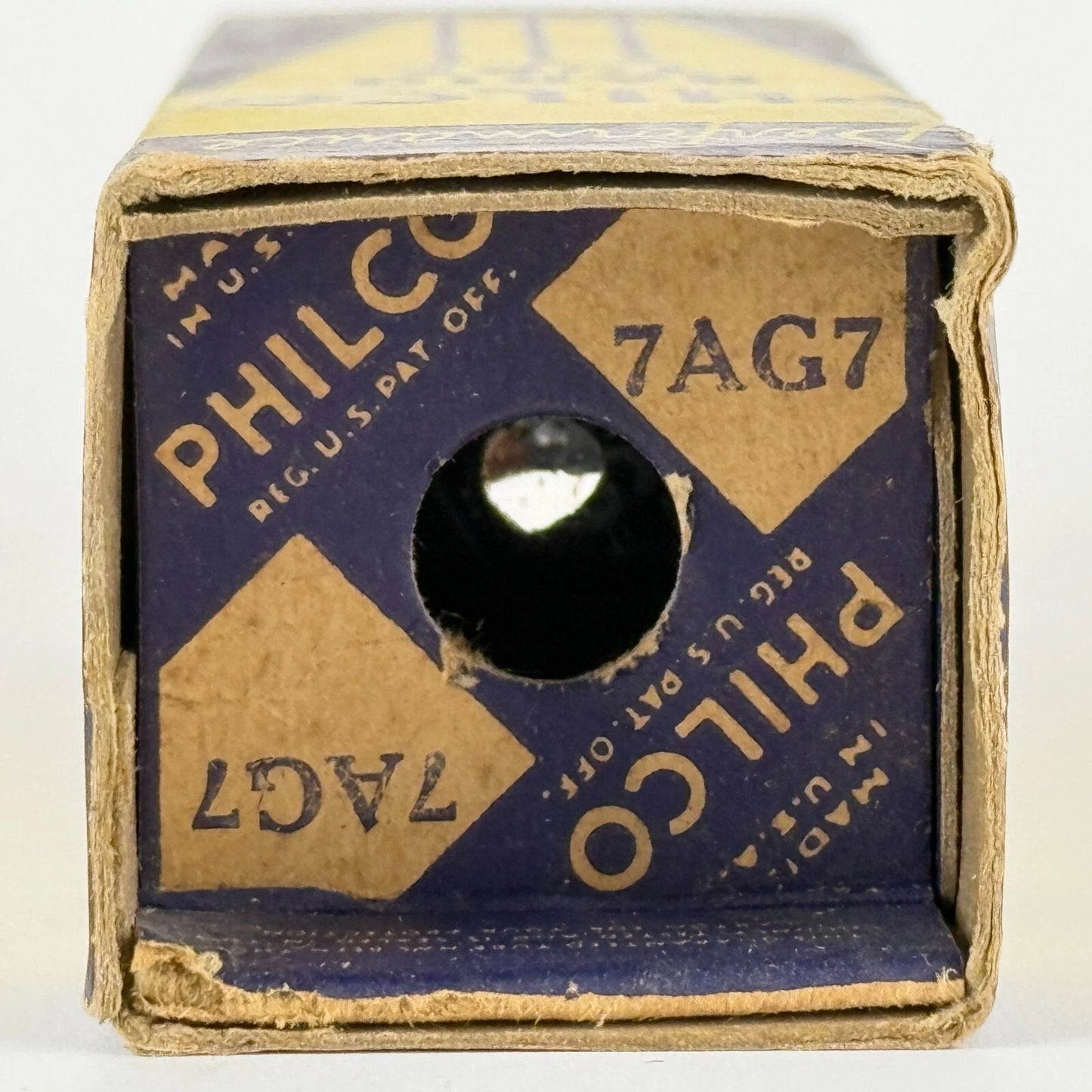 (1) Tested Philco 7AG7 Tube with Box Date Code 07 Loktal Tube Loctal Tube