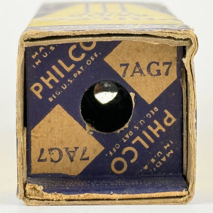 (1) Tested Philco 7AG7 Tube with Box Date Code 07 Loktal Tube Loctal Tube