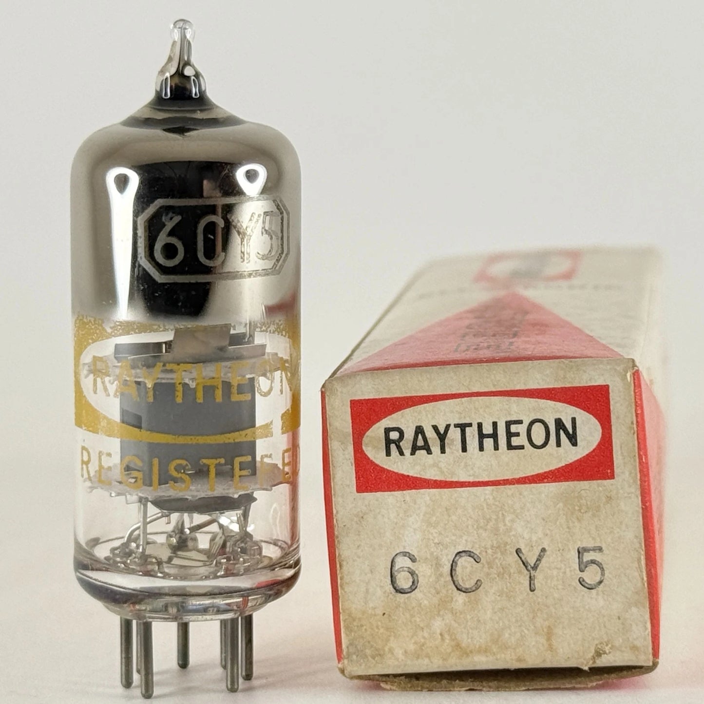 (1) Tested Raytheon 6CY5 Tube Japan with Box Date Code S-02 Tetrode Tube