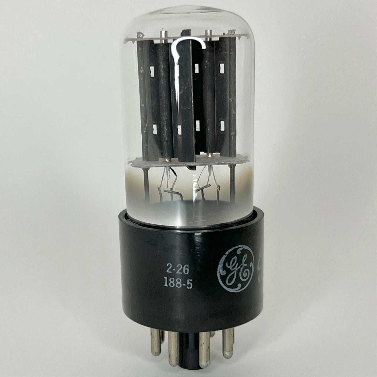 (1) Tested GE 25Z6GT Tube Date Code 2-26 General Electric 25Z6 GT Rectifier Tube