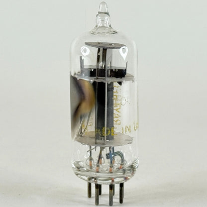 (1) Tested Raytheon 12EL6 Tube with Box Code IO4 Dual Diode High Mu Triode (a)