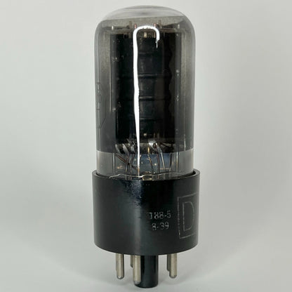 (1) Tested Delco 6V6GT Tube Date Code 8-39 GE EIA Delco 6V6 GT Beam Power Tube