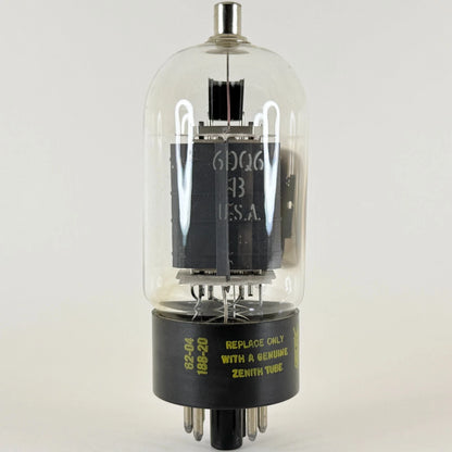 (1) Tested Strong Zenith 6DQ6B Tube Date Code 62-04 Zenith 6DQ6 B Power Tube