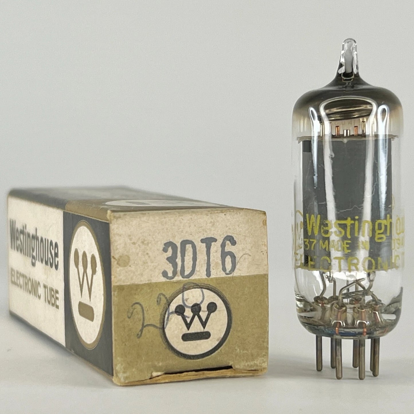 (1) Tested Westinghouse 3DT6 Tube with Box Date Code 63-43 Sharp Cutoff Pentode
