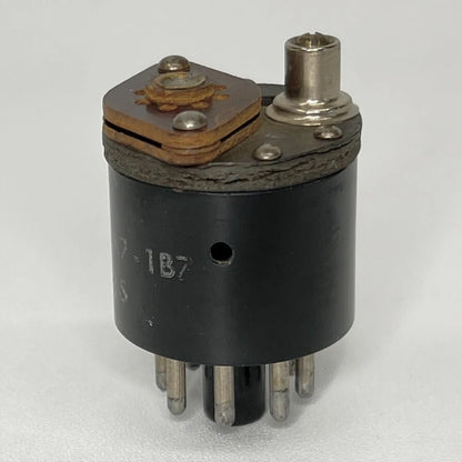 Vintage JFD Sockette 54AG Radio Tube Socket Adapter For 1A7 Tube to 1R5 Tube (e)