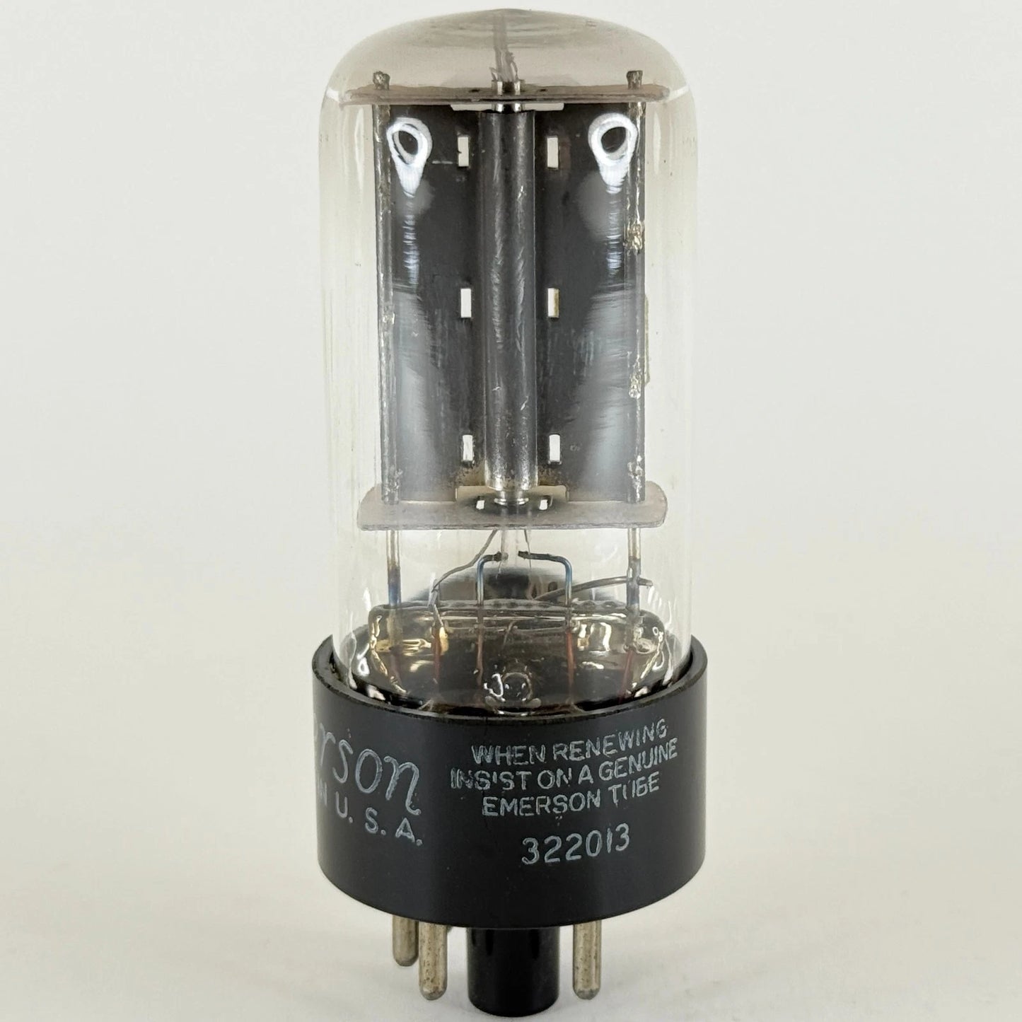 (1) Tested Strong 1950 Emerson 25W4GT Tube Code 013 Tung Sol EIA 25W4 GT Tube