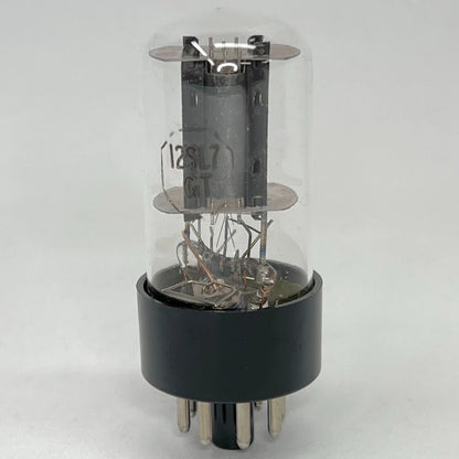 (1) Tested RCA 12SL7GT Tube Black Plates Code DD Cleaver Brooks Box 12SL7 GT (f)