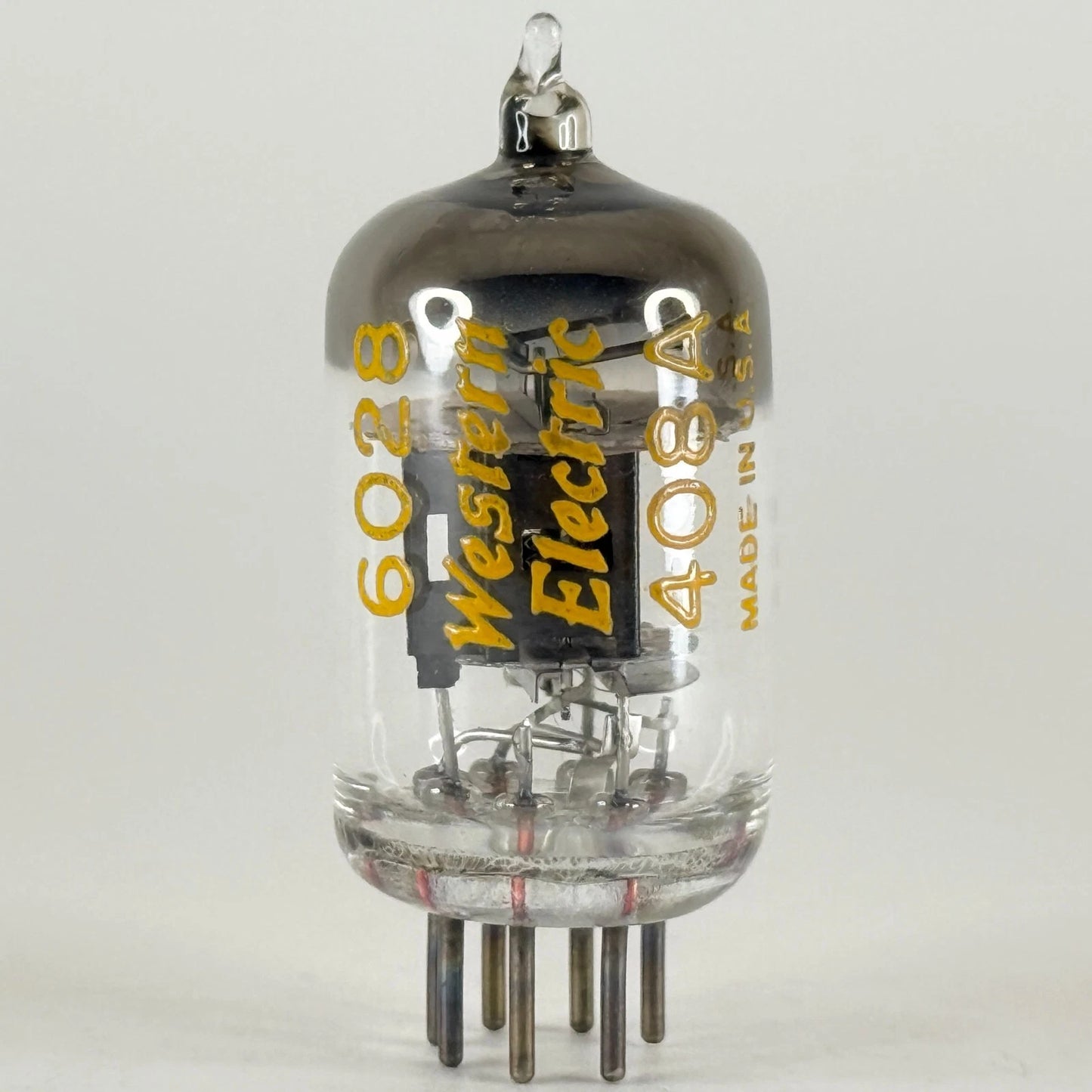 (1) Tested 1953 Western Electric 6028 408A Tube Black Plates 6028 Tube Code 326