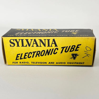 (1) Tested 1954 Sylvania 6W4GT Tube with Box Date Code AJ Sylvania 6W4 GT Tube