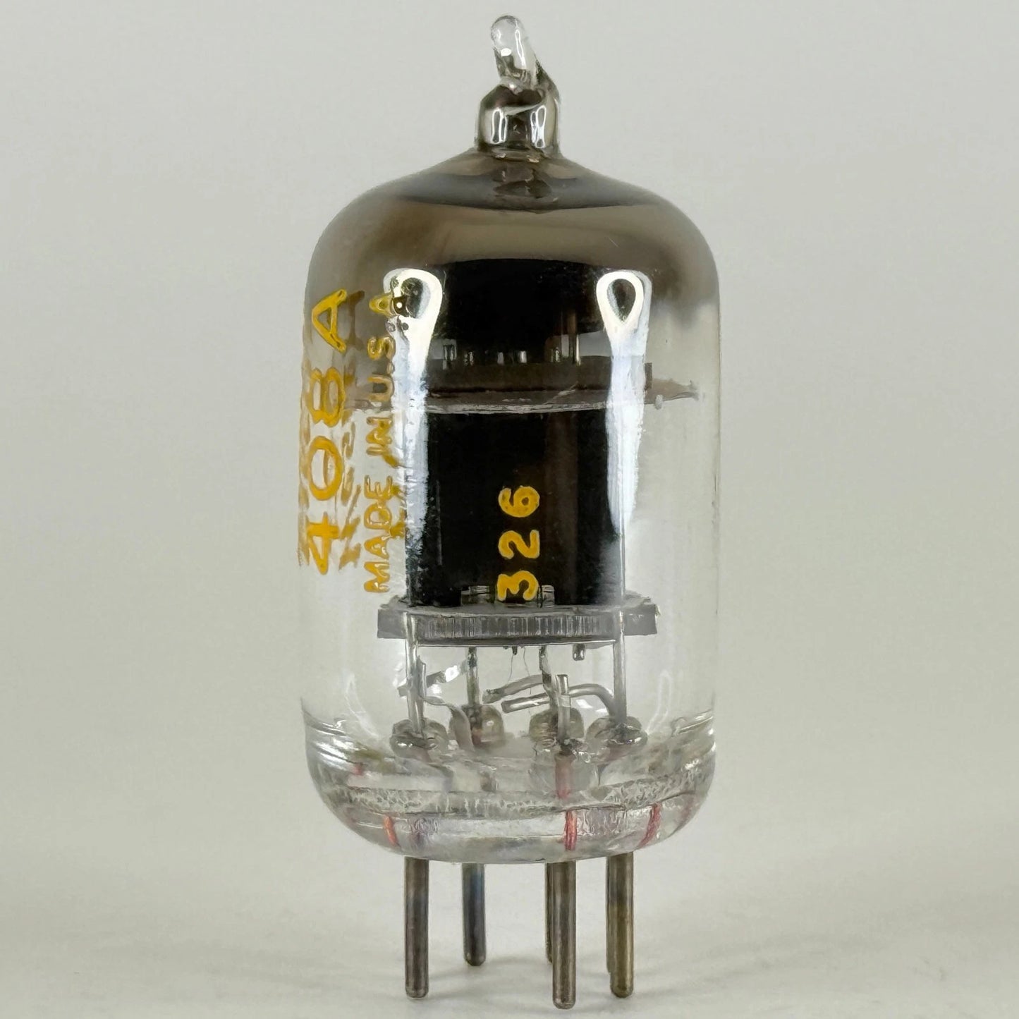 (1) Tested 1953 Western Electric 6028 408A Tube Black Plates 6028 Tube Code 326