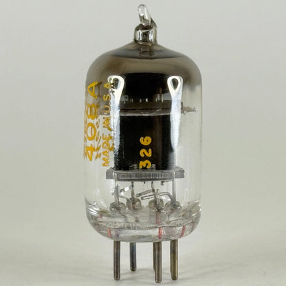 (1) Tested 1953 Western Electric 6028 408A Tube Black Plates 6028 Tube Code 326