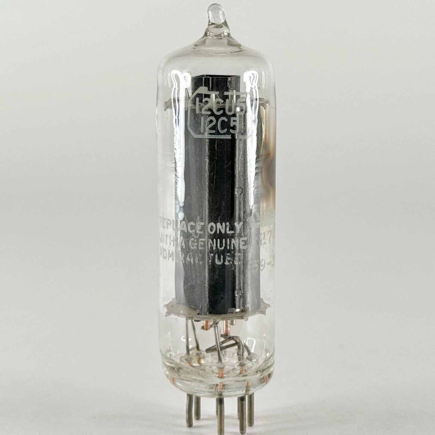 (1) Tested Admiral 12CU5/12C5 Tube Date Code 59-39 RCA EIA 12CU5 Tube 12C5 Tube