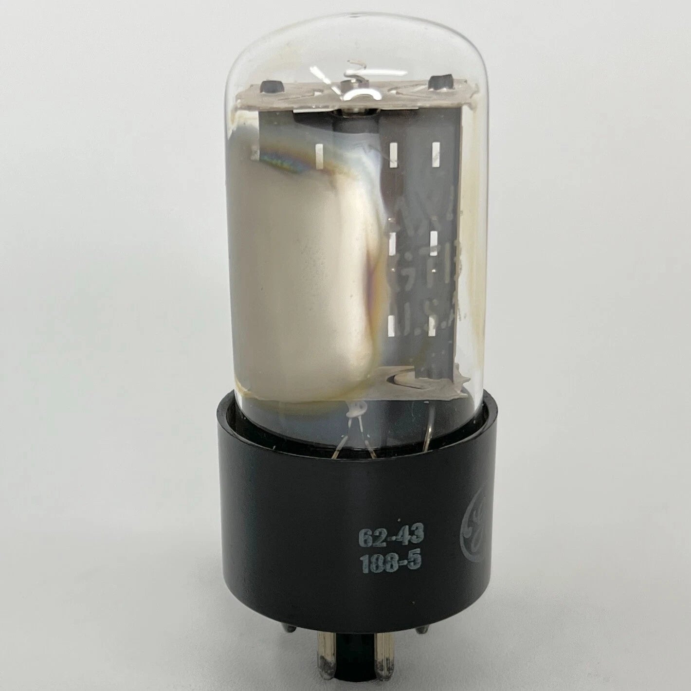 (1) Tested Strong GE 12AX4GTB Tube Date Code 62-43 GE 12AX4 GTB Vacuum Tube