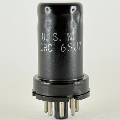 (1) Tested RCA U.S.N. CRC 6SJ7 Tube Date Code S5 RCA 6SJ7 Pentode Tube