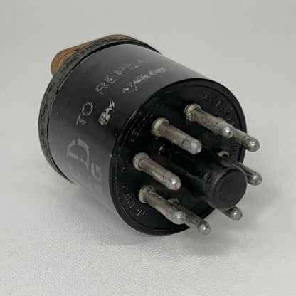 Vintage JFD Sockette 54AG Radio Tube Socket Adapter For 1A7 Tube to 1R5 Tube (e)