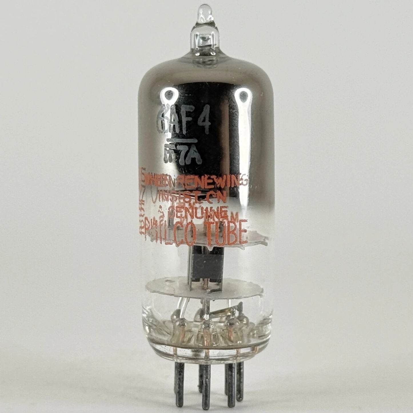 (1) Tested Philco 6AF4 Tube Date Code 57-52 Medium Mu Triode Tube Sylvania EIA