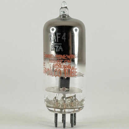 (1) Tested Philco 6AF4 Tube Date Code 57-52 Medium Mu Triode Tube Sylvania EIA