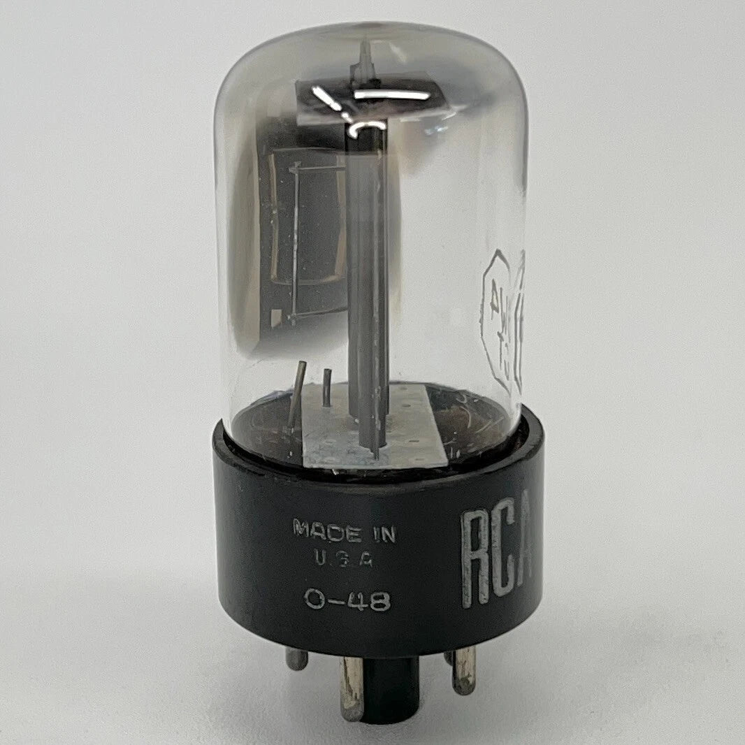 (1) Tested RCA 6W4GT Tube Date Code 0-48 RCA 6W4 GT Half Wave Vacuum Rectifier
