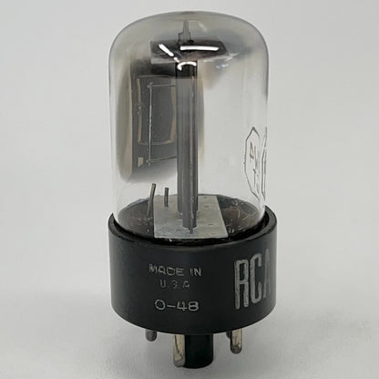 (1) Tested RCA 6W4GT Tube Date Code 0-48 RCA 6W4 GT Half Wave Vacuum Rectifier