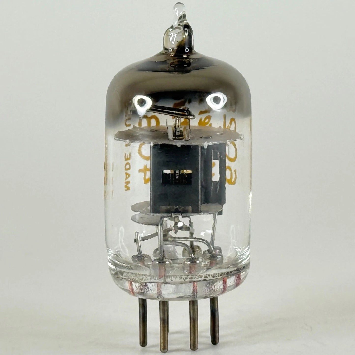 (1) Tested 1953 Western Electric 6028 408A Tube Black Plates 6028 Tube Code 326