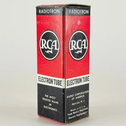 (1) Tested RCA 12EA6 Tube with Box Date Code NM Silver Plate Pentode Tube (c)