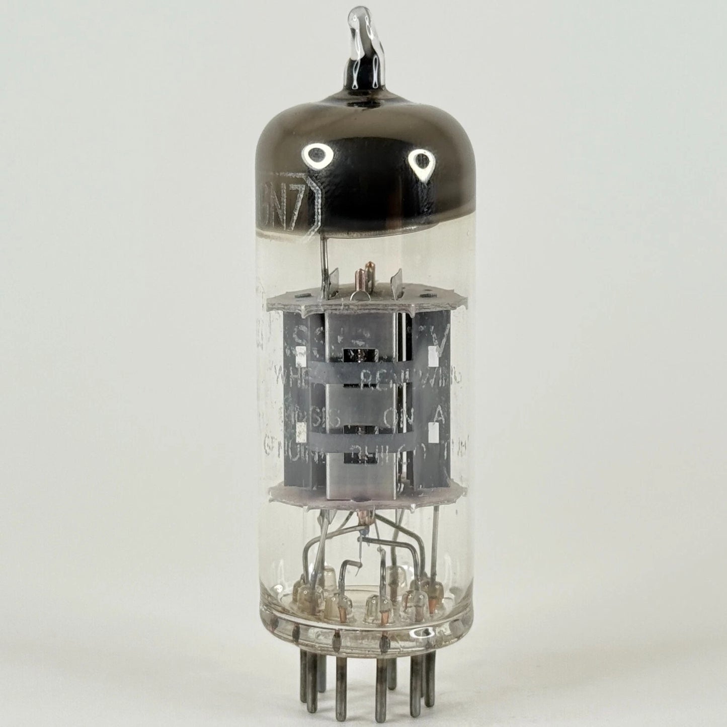(1) Tested Philco 12GN7 Tube Japan Cool Chassis Gray Plate Halo Getter Pentode