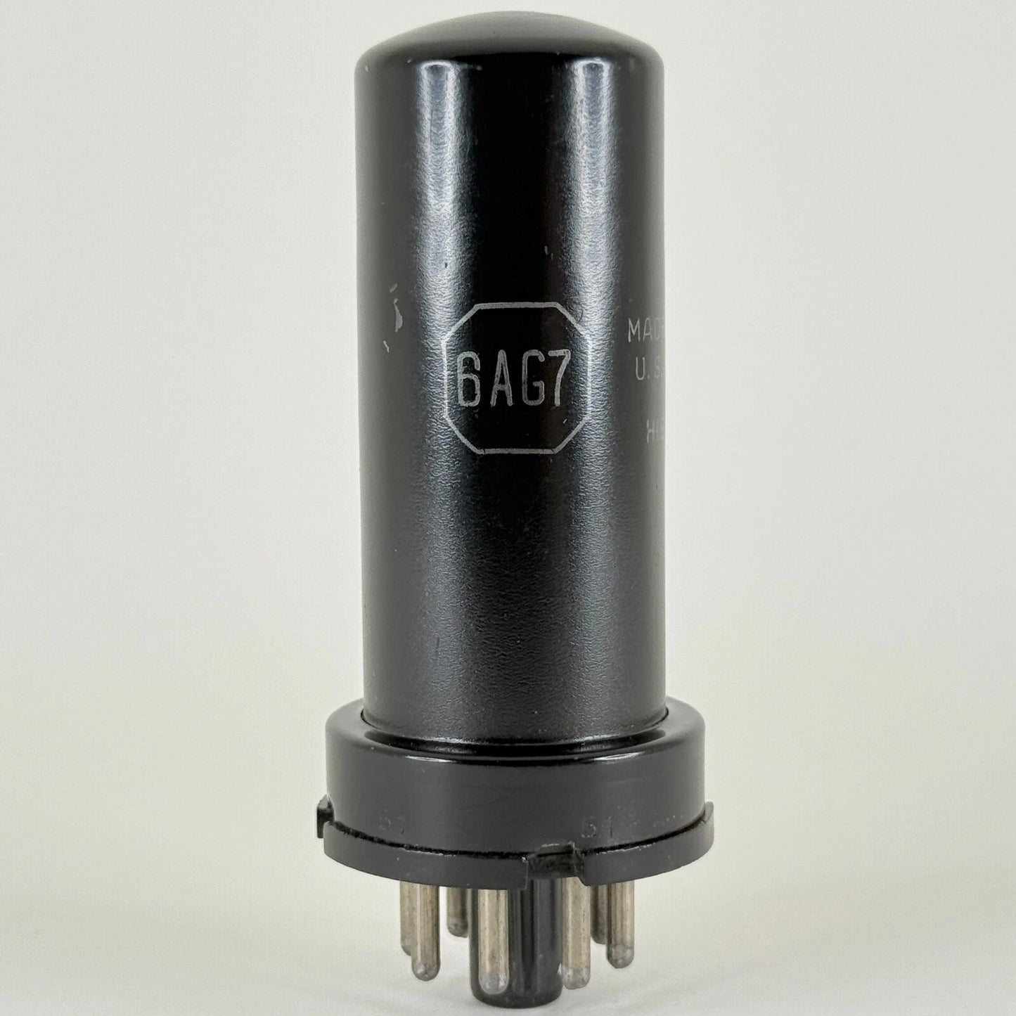 (1) Tested Strong 1944 RCA 6AG7 Tube Date Code H1E RCA Power Pentode Vacuum Tube