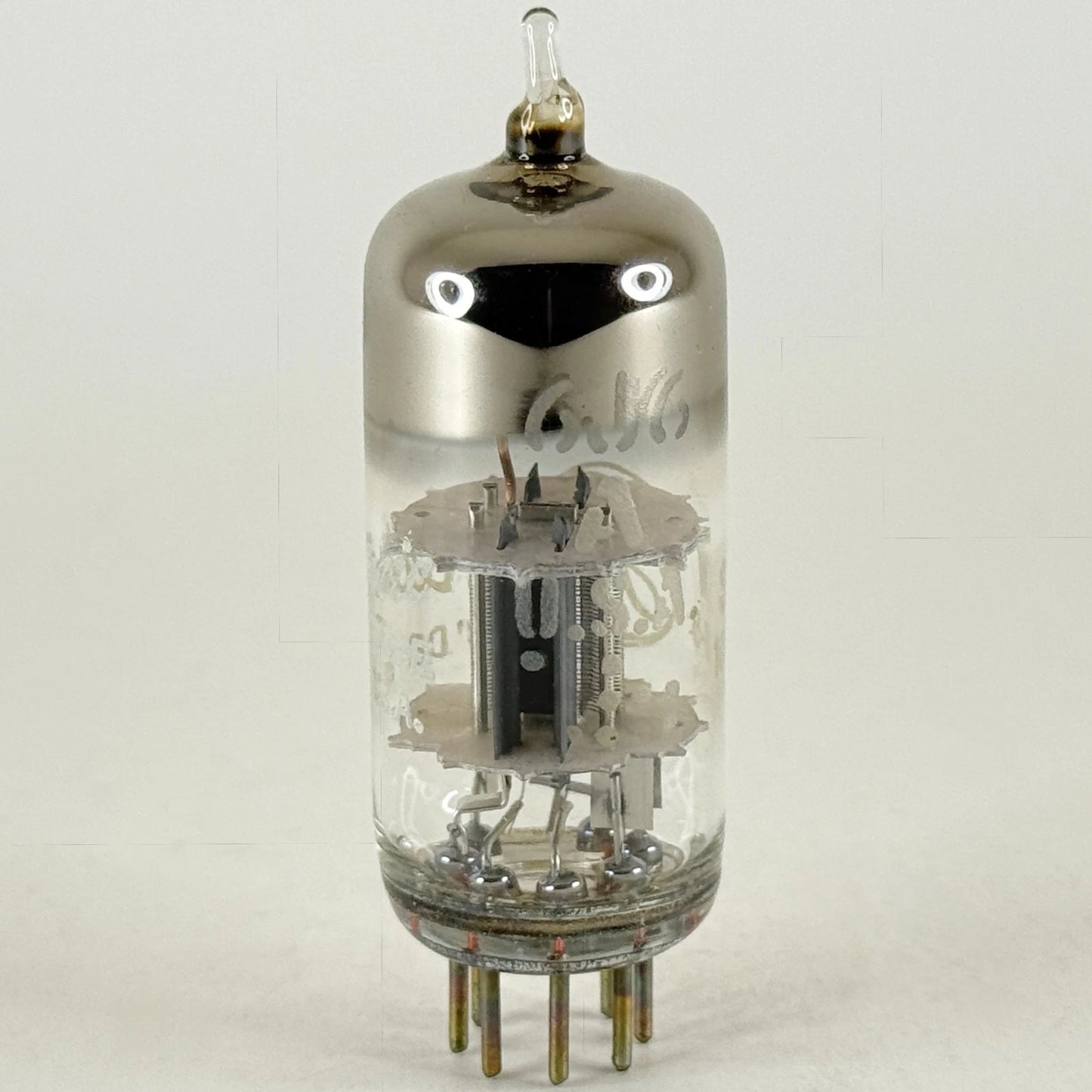 (1) Tested GE 6J6A Tube Code SW General Electric 6J6 A Medium Mu Twin Triode