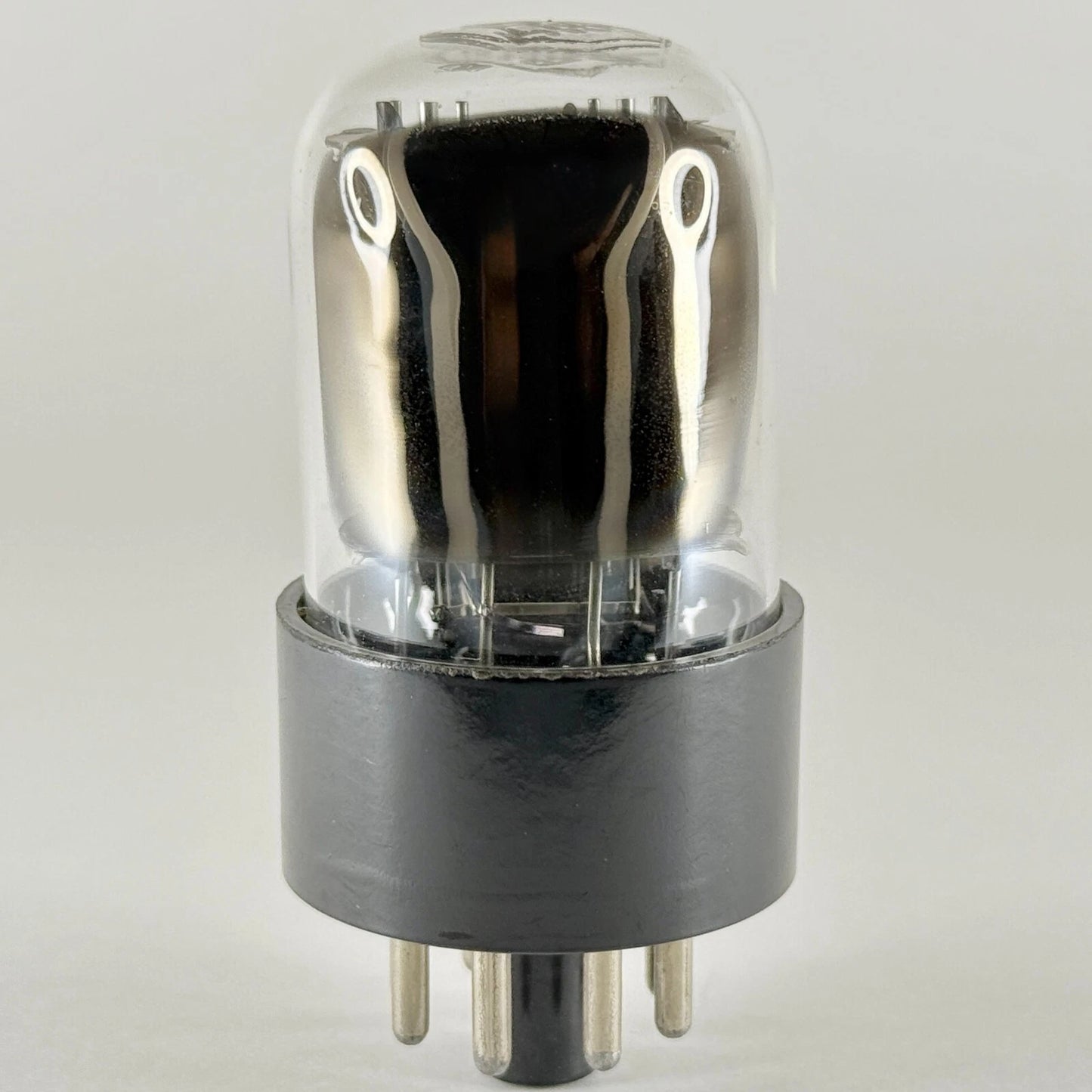 (1) Tested Balanced 1956 CBS 6SN7GTB Tube Short Bottle Black Plate CF 6SN7 GT