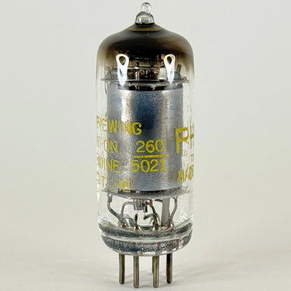 (1) Tested Philco 6BA6 Tube Date Code 5021 Remote Cutoff Pentode Tube