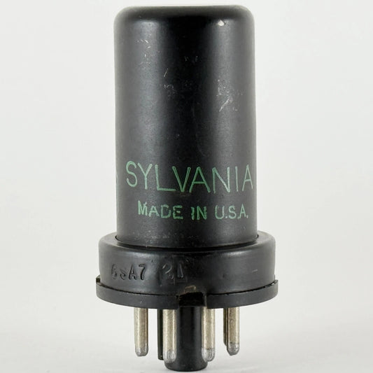 (1) Tested Balanced 1953 Sylvania 6SA7 Tube Date Code 352 Pentagrid Converter