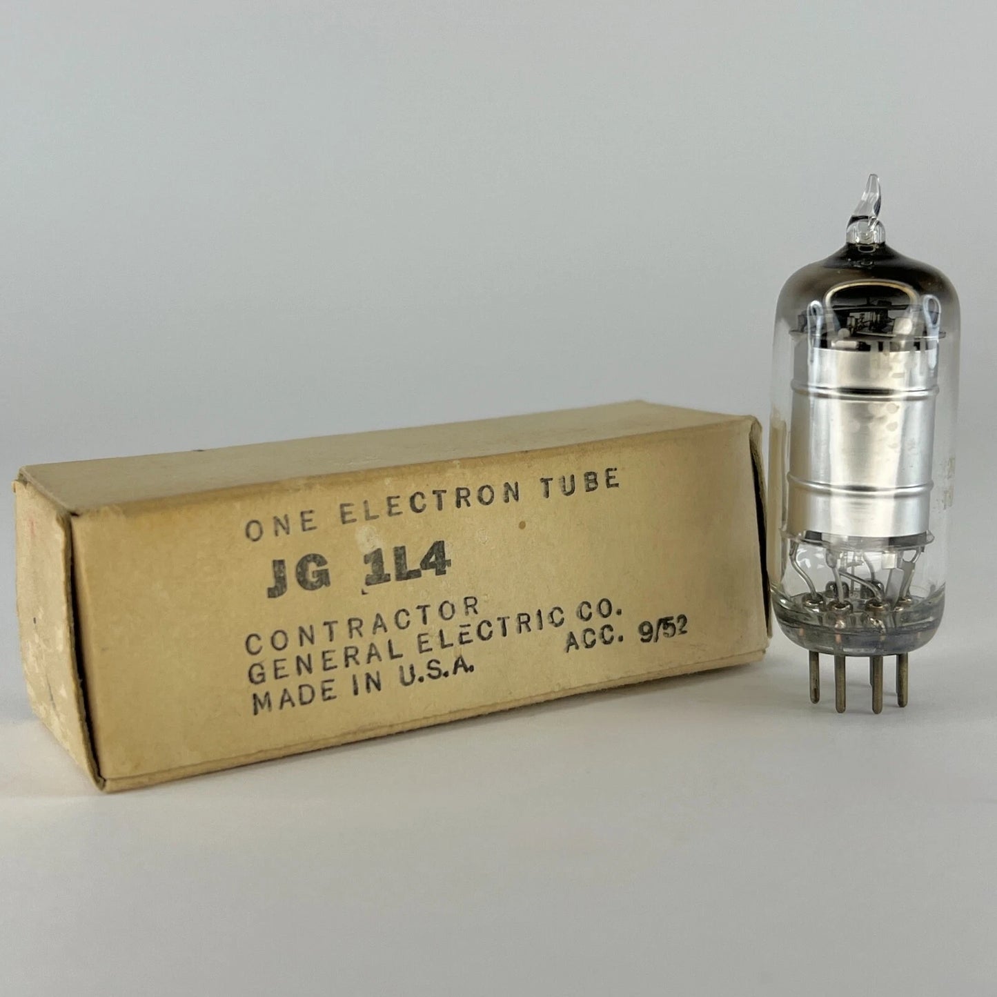 (1) Tested 1952 GE JG 1L4 Tube with Box Code 2-48 General Electric JG-1L4 Tube