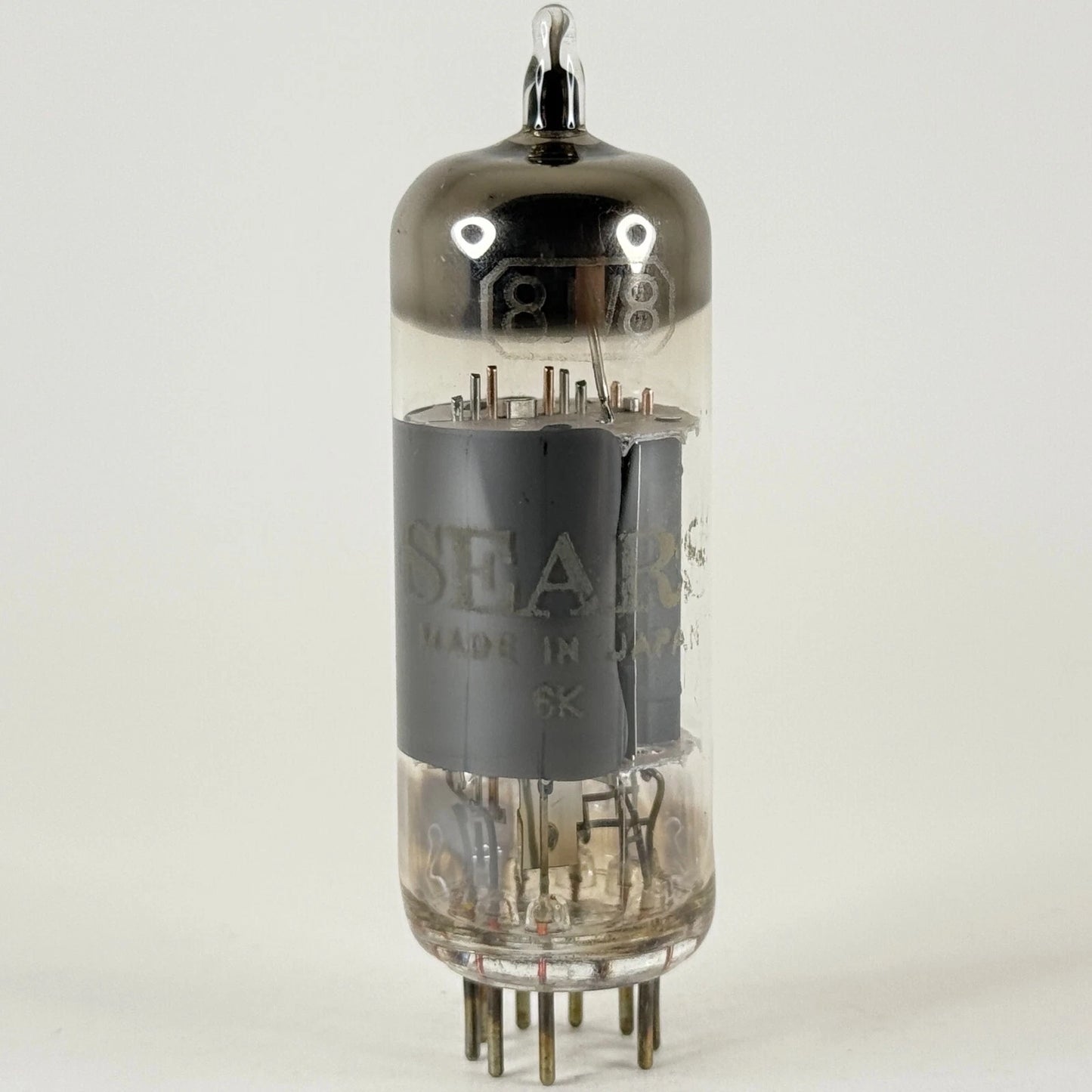 (1) Tested Sears 8JV8 Tube Japan Date Code 6K High Mu Triode Cutoff Pentode