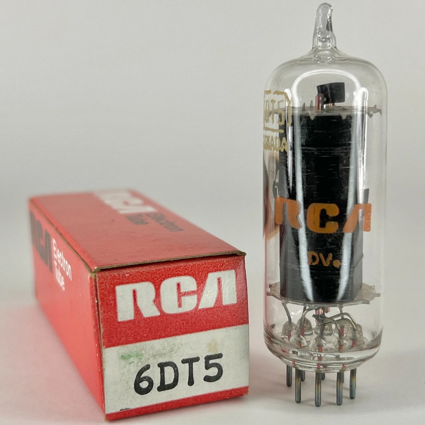 (1) Tested RCA 6DT5 Tube with Box Date Code DV Canada RCA Beam Power Tube (a)