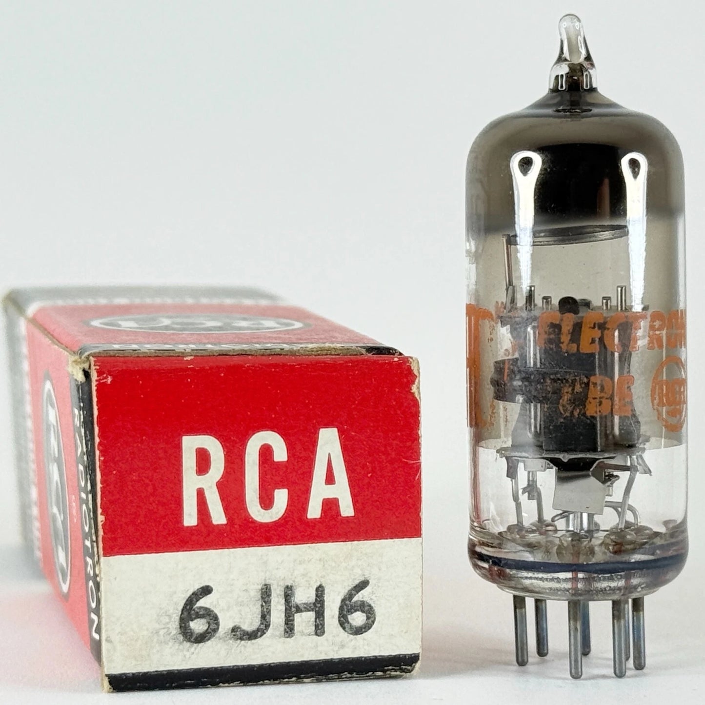 (1) Tested Strong RCA 6JH6 Tube with Box Date Code CA RCA Pentode Vacuum Tube