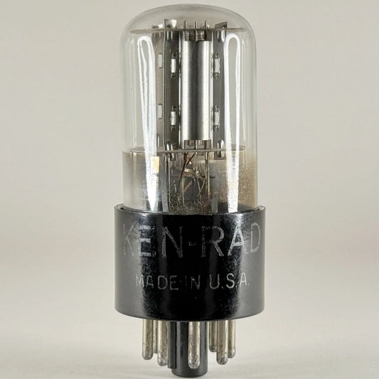 (1) Tested Ken-Rad 6SL7GT Tube Silver Plates Date Code 8-22 6SL7 GT Twin Triode