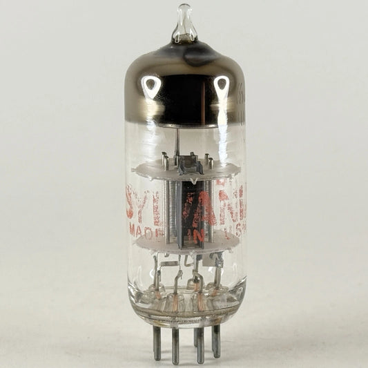 (1) Tested Sylvania 6J6A Tube 6J6 A Tube Red Letter Medium Mu Twin Triode Tube