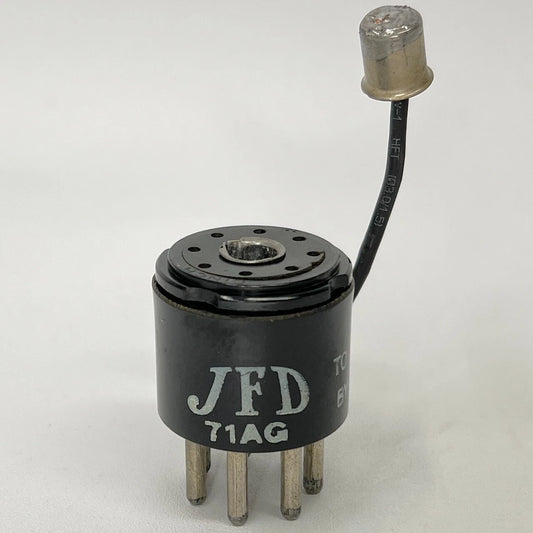 Vintage JFD Sockette 71AG Radio Tube Socket Adapter For 6A7 Tube to 7B8 Tube