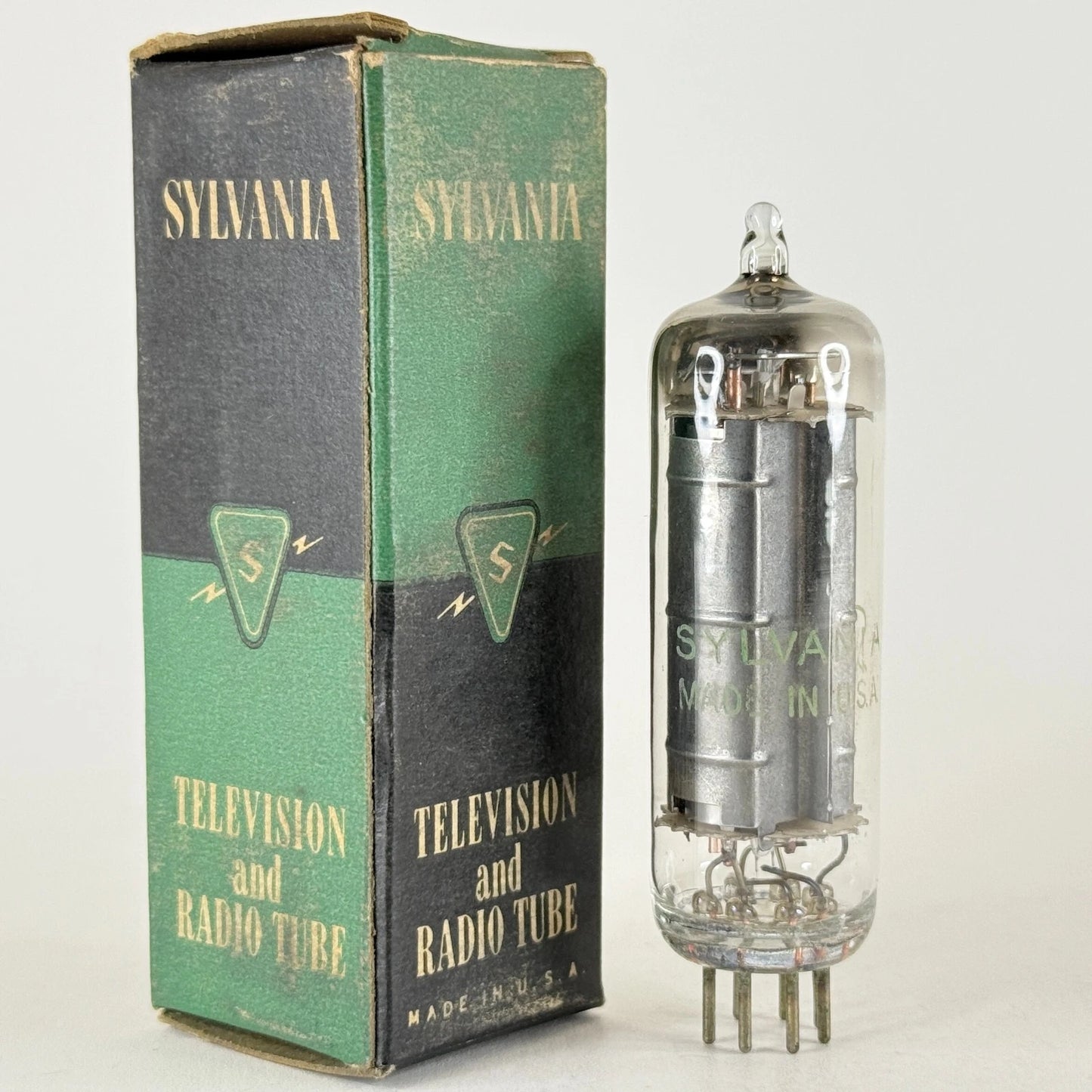 (1) Tested Sylvania 35B5 Tube with Box Date Code 426 Beam Power Output Tube
