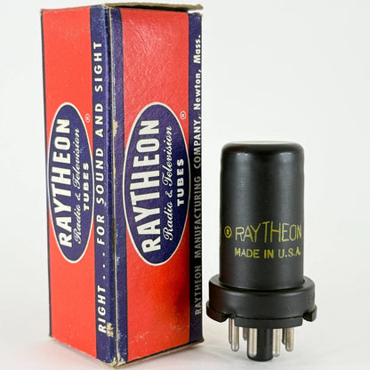 (1) Tested Raytheon 6SH7 Tube with Box Date Code 304 6SH7 Pentode Tube