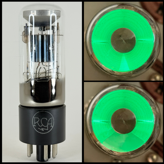 (1) Tested Used RCA 1629 VT-138 Eye Tube 70%-75% Brightness Code S1 Indicator